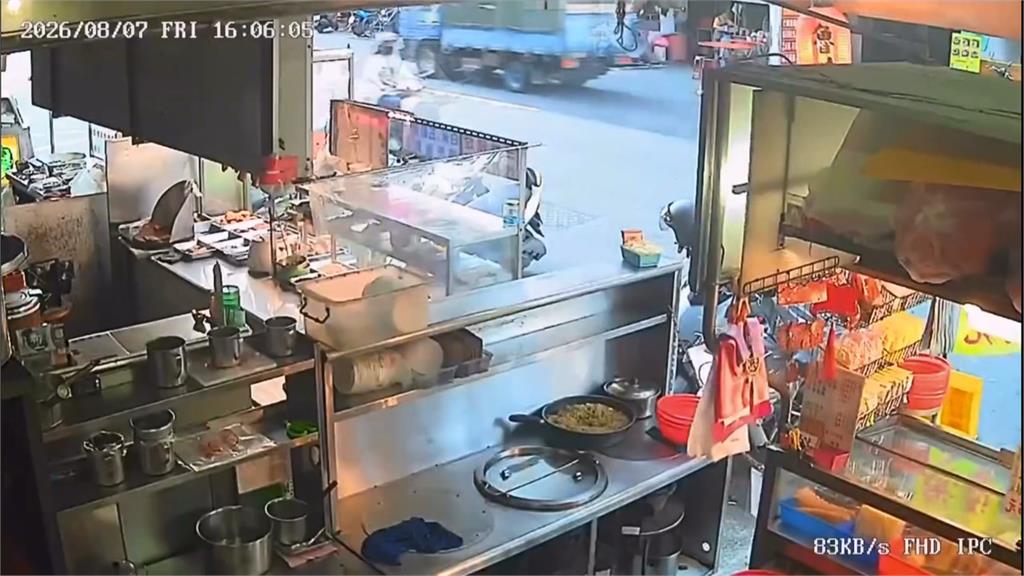 音樂太吵？燒臘店朝隔壁滷味攤丟安全帽　老闆告恐嚇