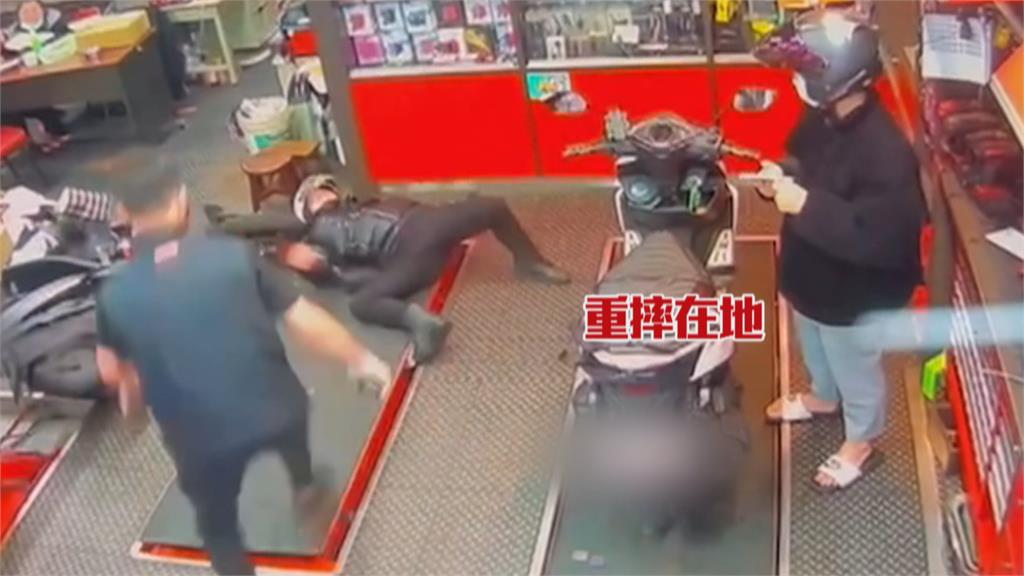 女客取車腳被升降台夾 拒報警送醫討1.2萬紅包