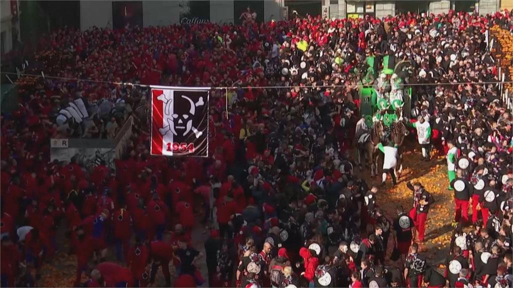 義大利「柳橙大戰」睽違3年登場 民眾重裝上陣狂歡