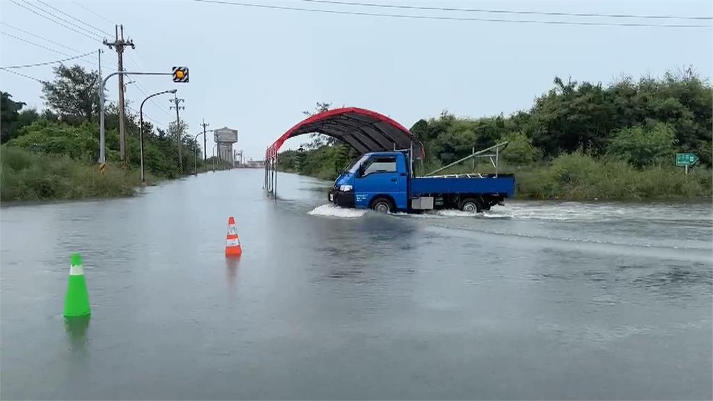 天文大潮！關切箔子寮海水倒灌　陳建仁：速建水工模型