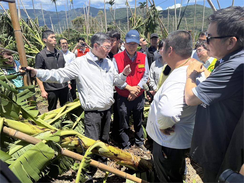 快新聞／楊柳毀農民心血！卓揆指示3原則救助　暖喊：與人民站一起