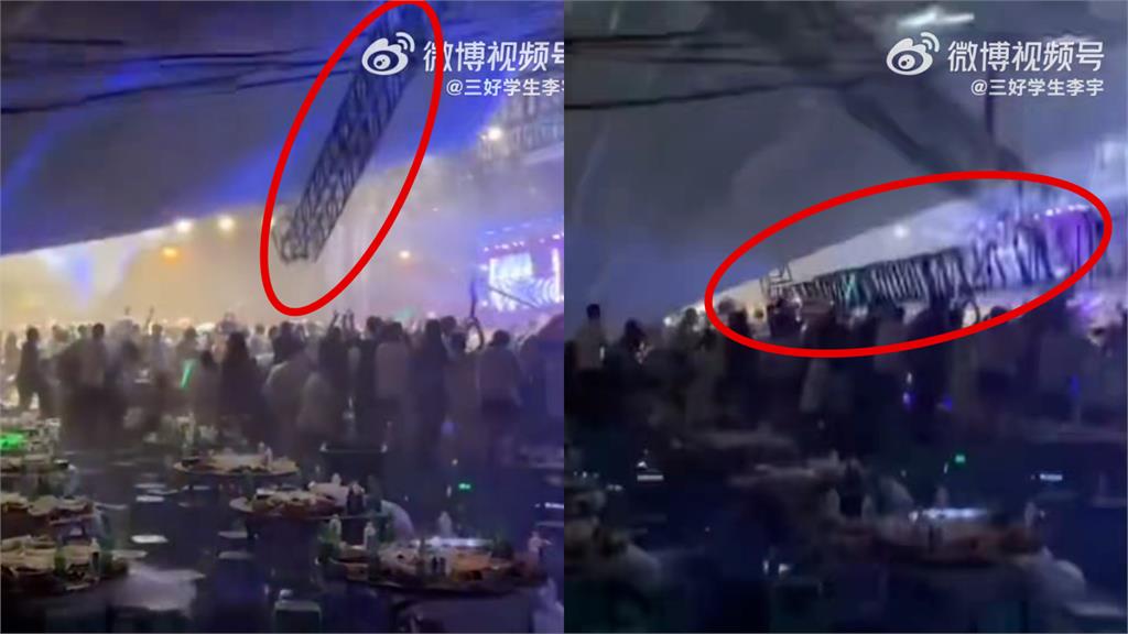 四川啤酒節「狂風暴雨硬要辦」釀2死！鋼架突墜毀「2秒砸一排人」畫面曝光