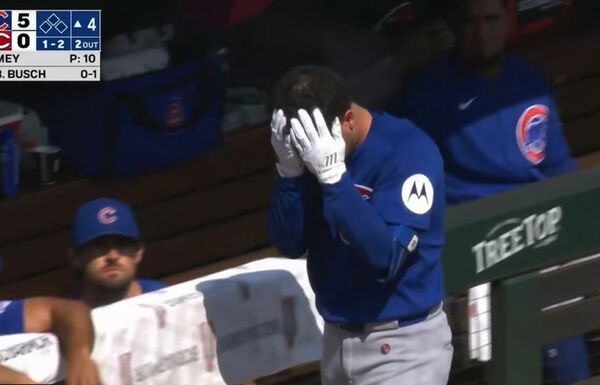 MLB(影)／恐怖界外球直擊臉部！布萊格曼左眼腫到睜不開　自拍喊「我會回來」