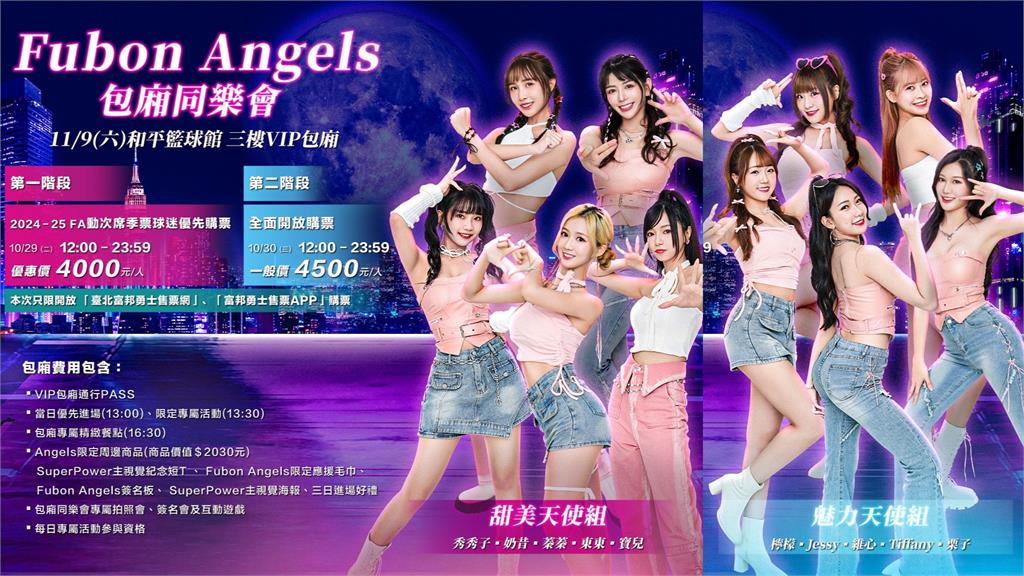 PLG／開幕週營收破600萬開出紅盤　勇士再推Fubon Angels女孩主題週