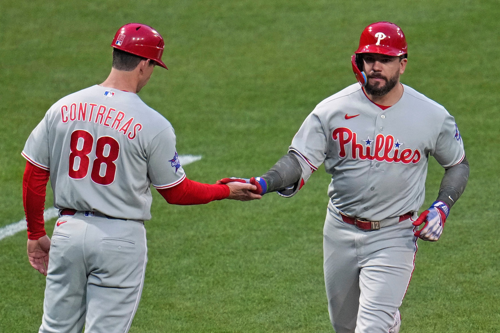MLB(影)／洗碗伯20轟繼續炸裂！史瓦伯近8戰狂轟9發　費城人落後6分照樣翻盤