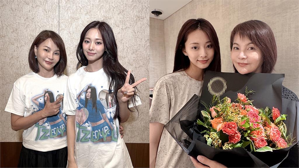 子瑜媽揪親友飛韓舉「台味手幅應援」被捕獲！曬母女照力挺TWICE：期待高雄登場