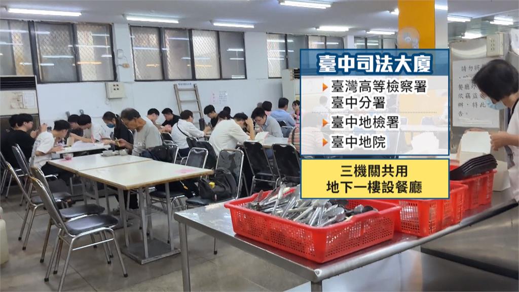 獨家／寫字台座位區被誤當「用餐區」　台中司法大廈「蟑螂亂竄」