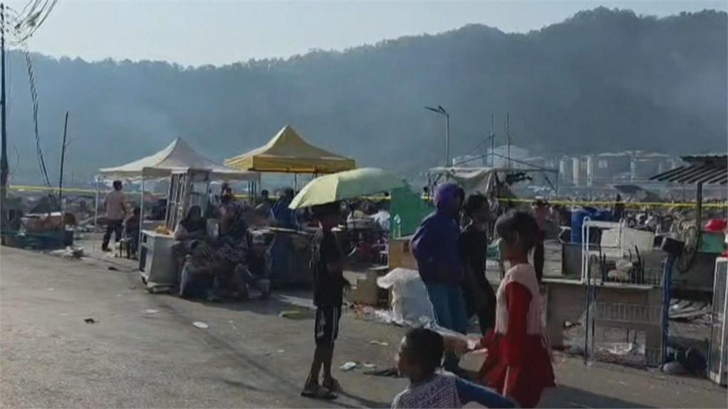 馬來西亞沙巴沿海村落大火　千棟房屋被燒毀