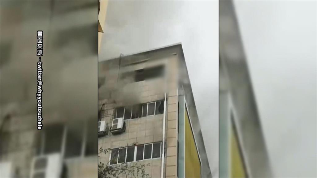 四川百貨大樓大火 烈焰狂燒整棟16人罹難