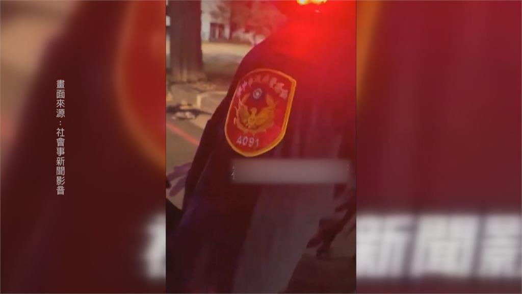 台中男拒攔檢＂反蒐證＂ 　跳針機動嗆警：法院見