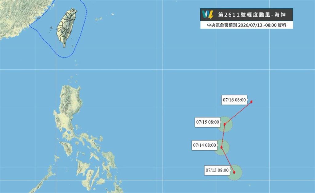 巴威剛走「海神猛生成」最新動向曝光！專家揭「72小時命運」下個颱風排隊了