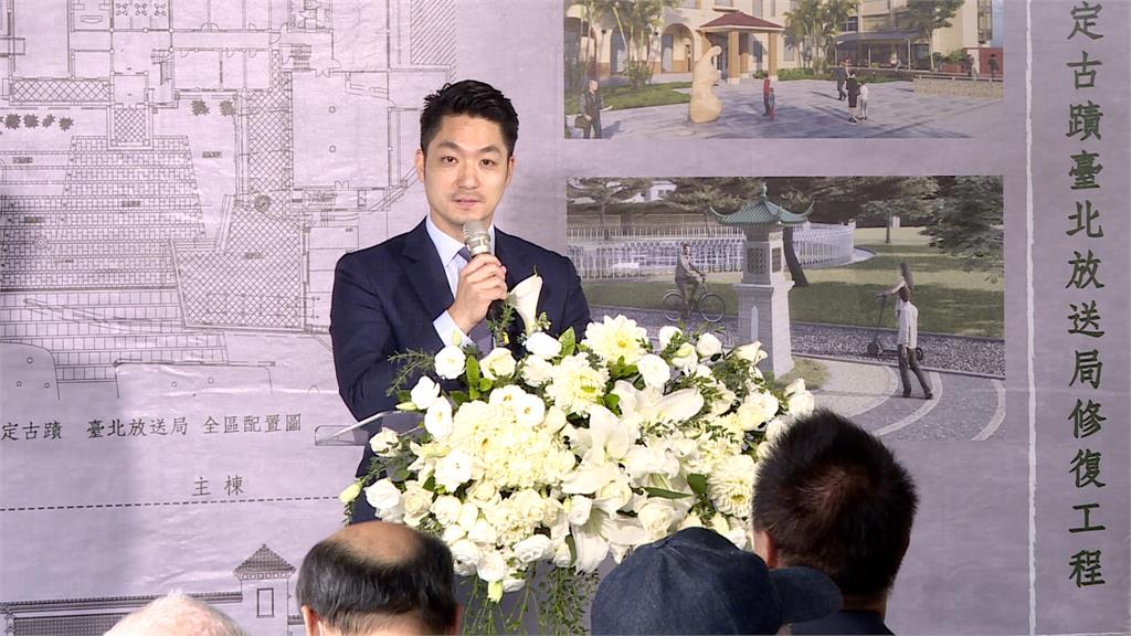不忘2／28被抗議！　蔣萬安出席228紀念館動工　大批警力架拒馬戒備