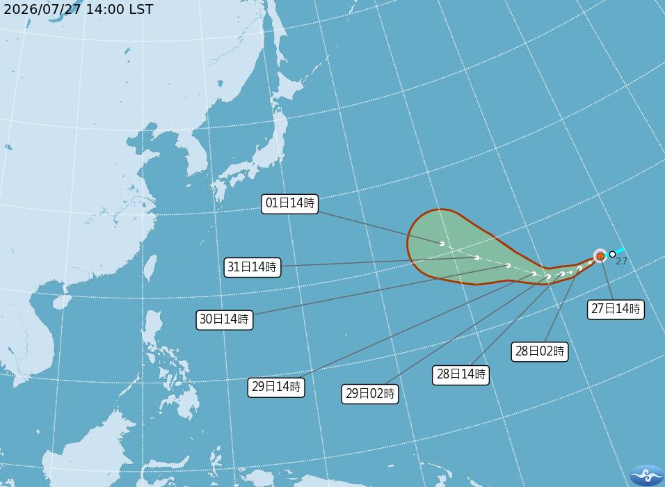 白海豚生成「路徑鬼轉北上」恐升級強烈颱風!專家驚揭「三颱並存」現況