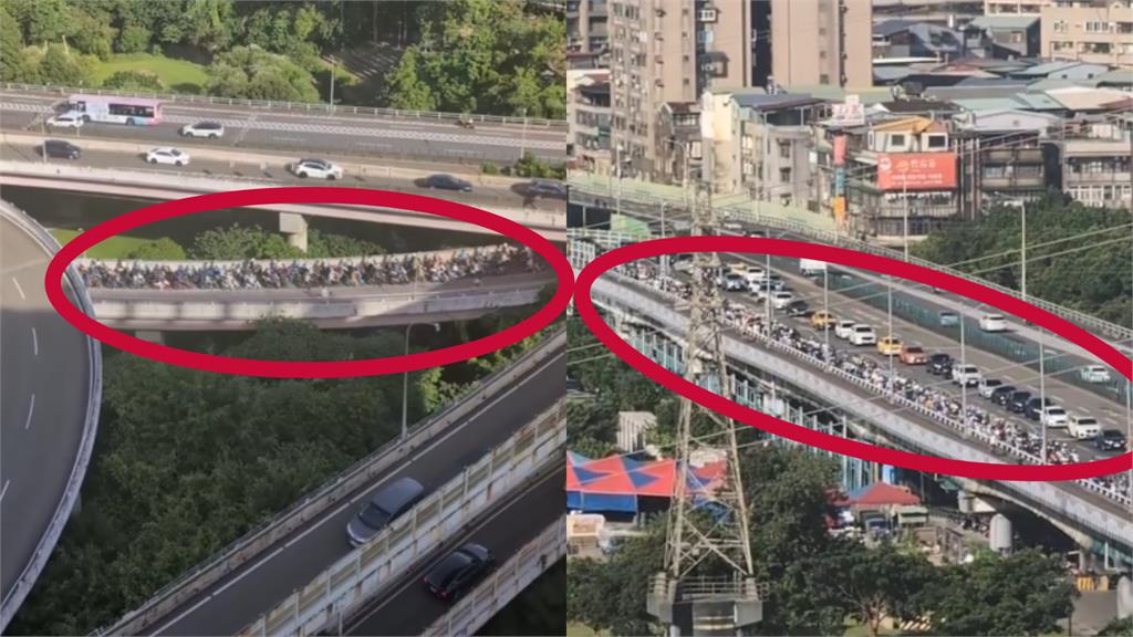 拆圓環改走福和橋竟陷「機車停車場」！20年台北人親揭慘況：公館塞回永和