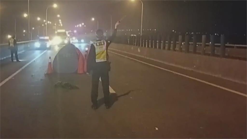 台88線死亡車禍!女下車擺三角錐被撞飛 彈對向車道遭多車輾斃