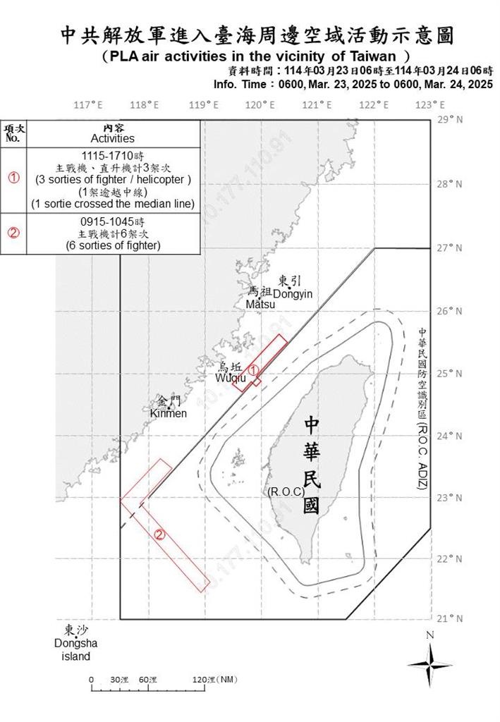 快新聞/國防部偵獲中國17機艦、2公務船擾台 「這天」還要發射運載火箭