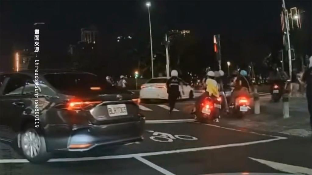 新崛江深夜槍響！　駕駛違停拒檢逃逸警朝車輪轟9槍