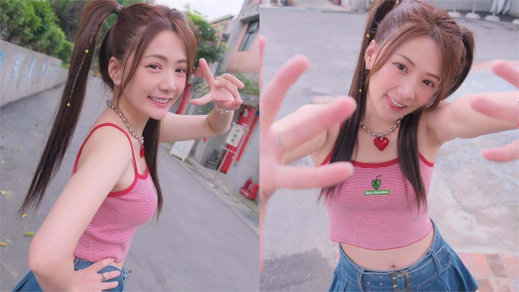 解婕翎「39歲甜妹雙馬尾」暈爛粉!全身換季僅縮水小可愛硬撐…網瞪:根本國中生