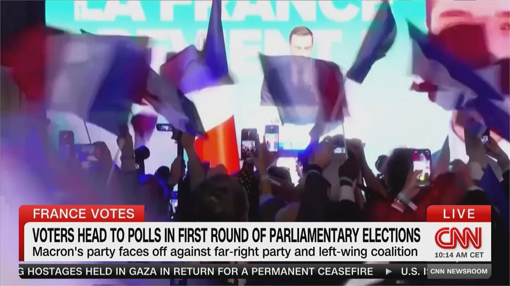 法國首輪選舉登場　極右派「國民聯盟」聲勢看好