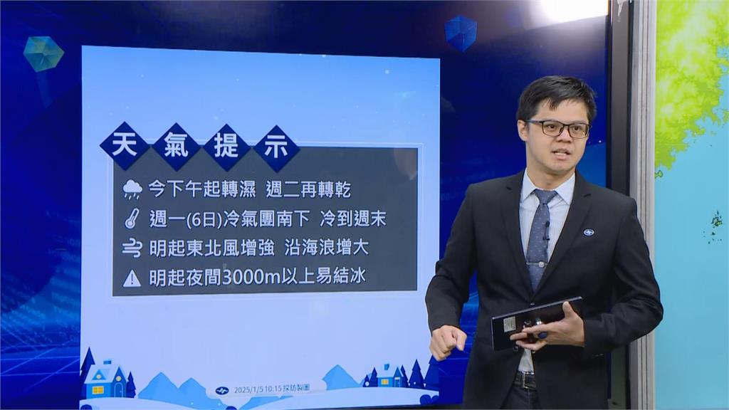 快新聞／明起迎大陸冷氣團！未來一週全台凍番薯　最低恐降至13度