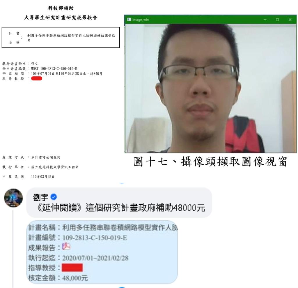 張文科大論文驚見「自拍照」當示意圖！「4年前樣貌曝光」他再揭：政府補助4萬8