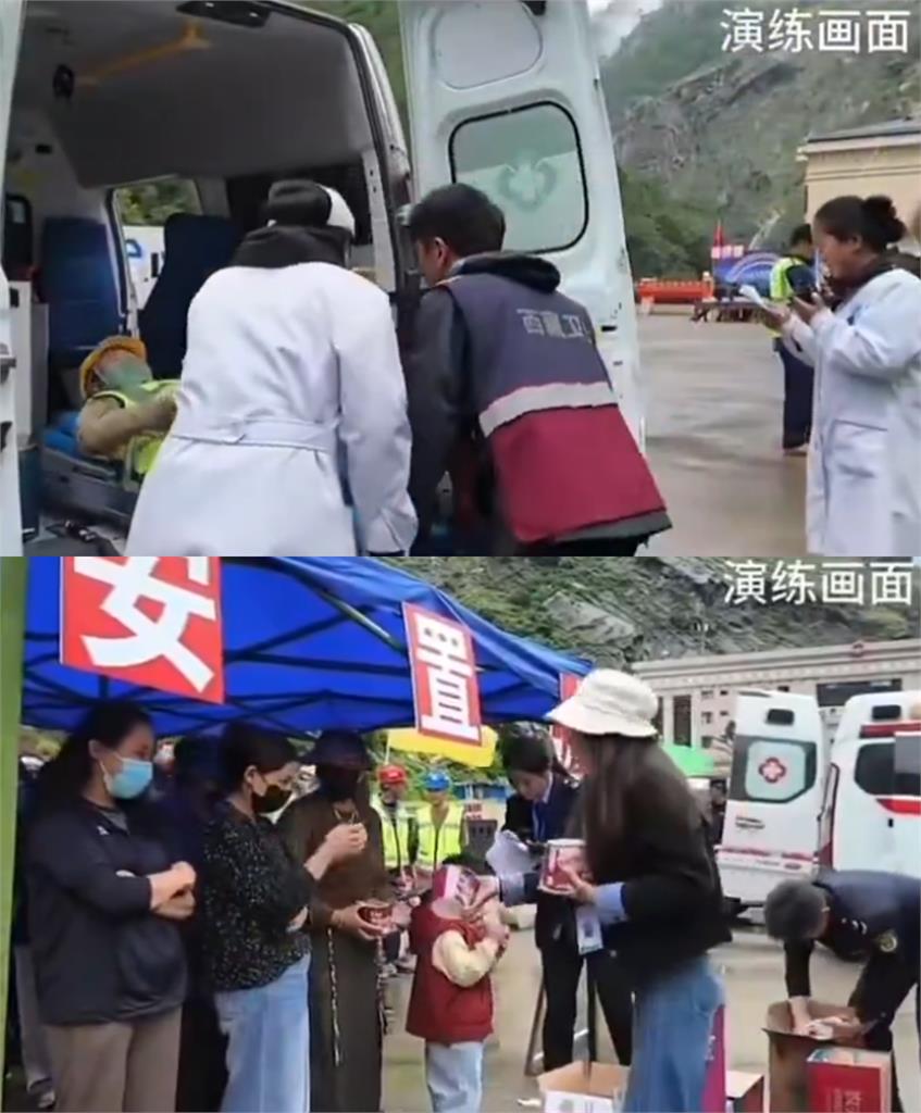 西藏吉隆關口遭山洪剷平「人車全被埋」！月初防災演習片曝光…網譏：走流程擺拍