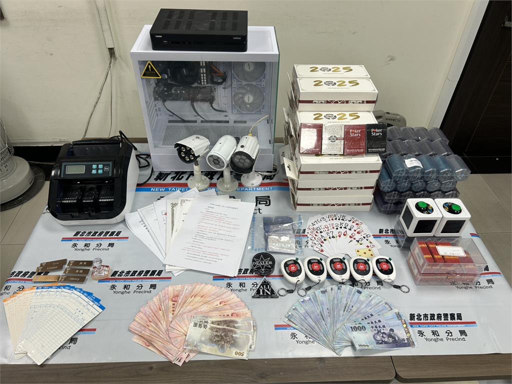 永和餐廳掛羊頭賣狗肉　餐廳掩護賭場警破門逮23人