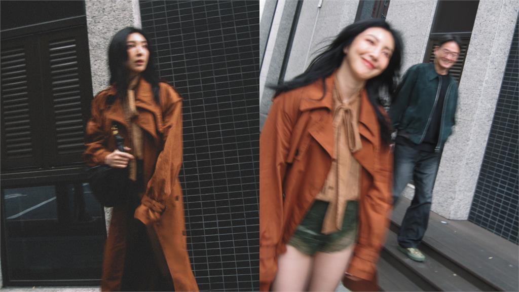 楊謹華辣穿「短褲+透膚黑絲」放送大長腿！網狂讚：完全不像48歲…真實面貌全被拍