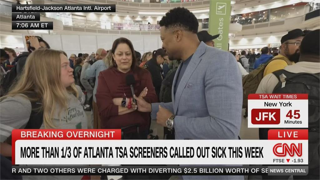 美國預算僵局未解！　國安部陷入斷炊　機場安檢辭職請假