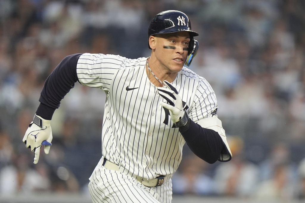 MLB(影)/法官打擊率逼近四成!賈吉單場3安打猛打賞 全聯盟最快90安打達標