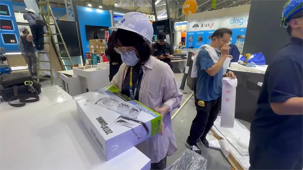 AI教父黃仁勳加持! 台北國際電腦展抓緊裝修明登場