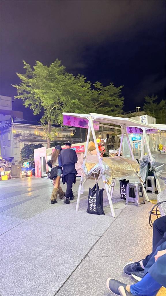 P不掉 動物方城市遭毒手! 北捷中山站電影拍照裝置藝術慘遭塗鴉