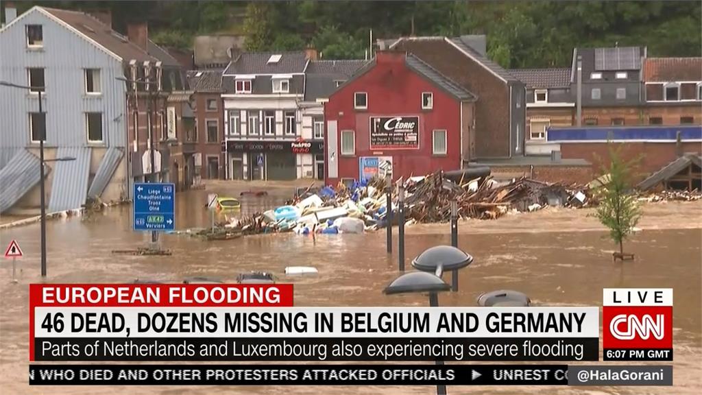 德國、比利時陷百年水患　全歐至少68人不幸罹難