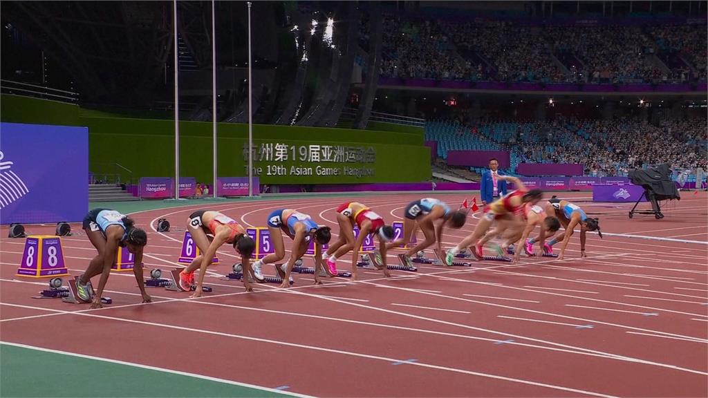 亞運女子100公尺跨欄中國選手偷跑判失格　吳艷妮與銀牌擦身而過