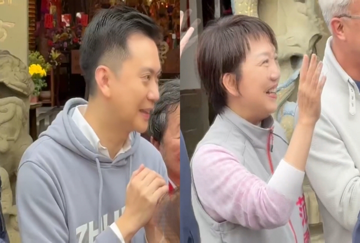 賴總統喊話"竹縣迎新局　竹北市長鄭朝方同框慶生許願