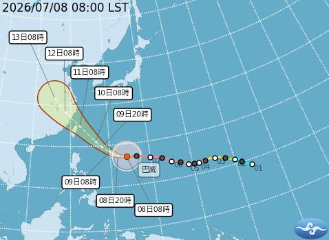 2004年以來首見！巴威「380km超巨暴風圈」全台無處可躲　路徑鎖定1區間通過
