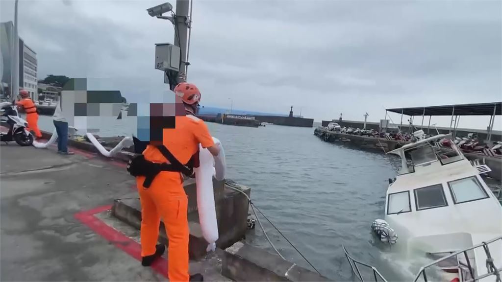 屏東小琉球傳船隻沉港！　纜繩斷裂不敵風浪沉沒