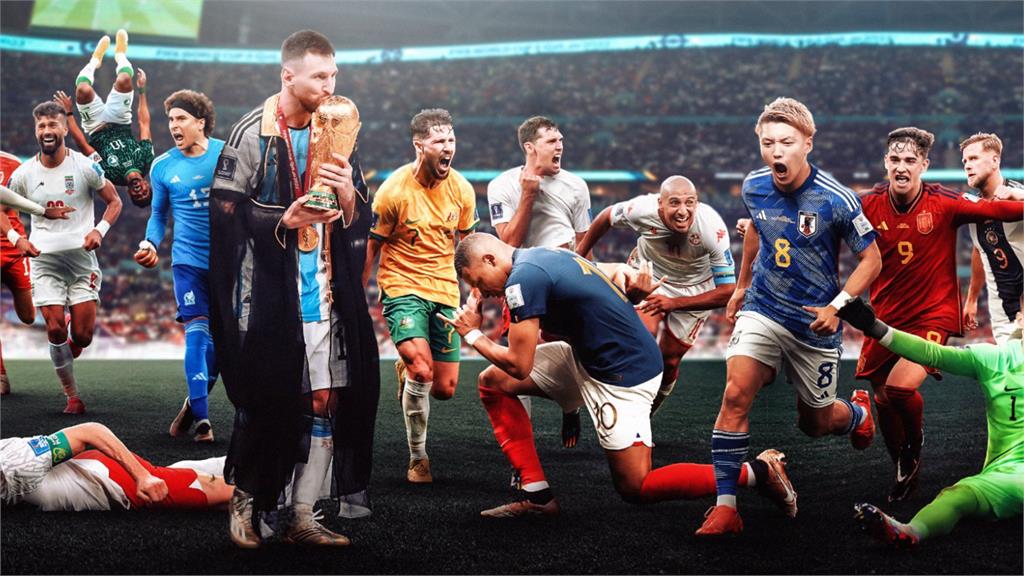 姆巴佩向梅西下跪！世界盃官方曬1照片引戰　球迷傻眼：認真的嗎？