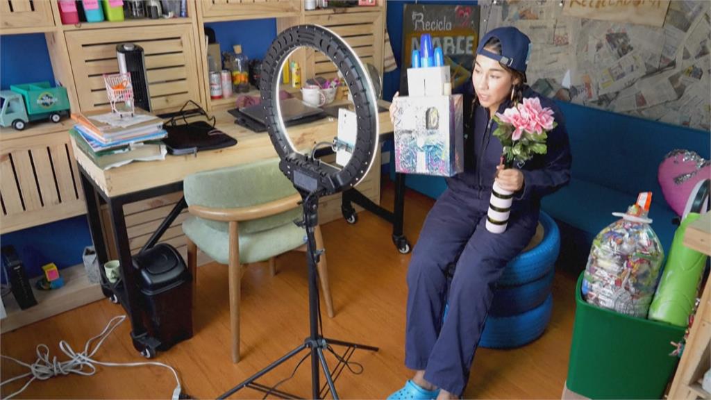 環保愛地球!哥倫比亞網紅 直播推廣垃圾回收