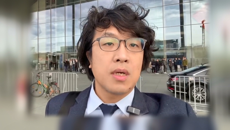 沈伯洋現身＂德國會＂作證　網友：中國敢去抓人嗎?