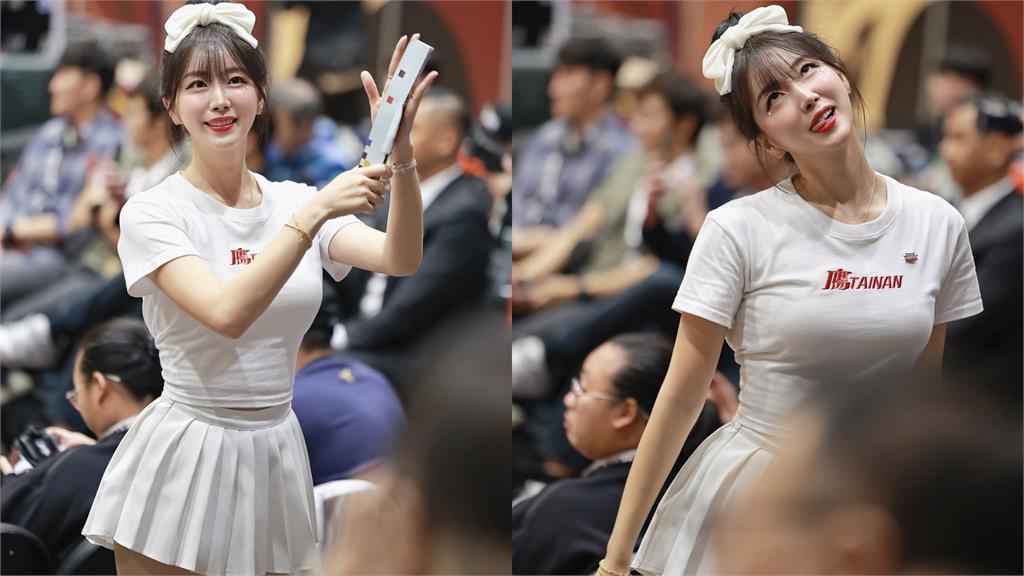 安芝儇「全身包緊緊」起伏全看光!應援太嗨「雙眼突上吊」網急關心:還好嗎?