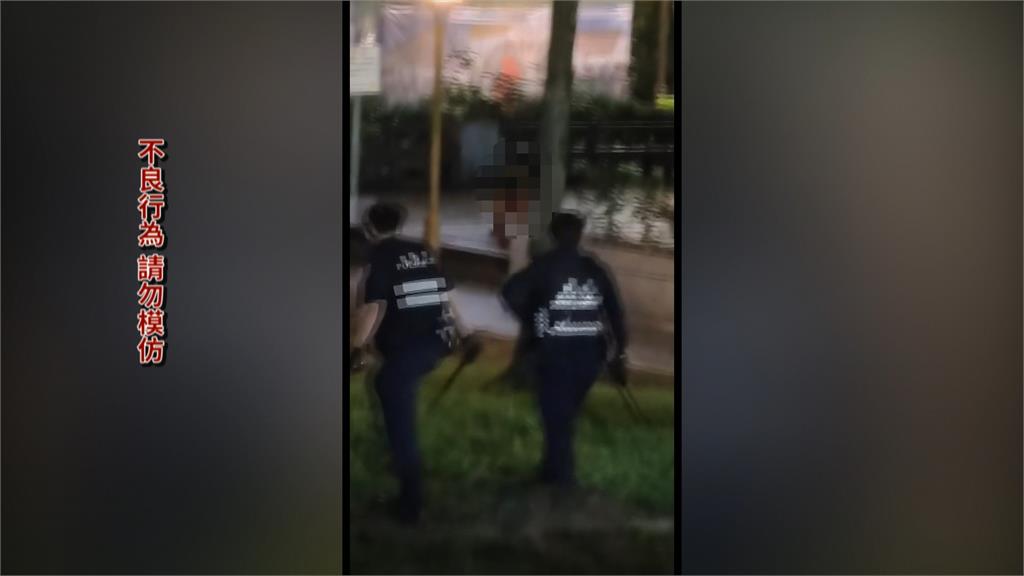 羅東夜市旁公園女子持菜刀揮舞　攤商嚇壞！警電擊槍圍捕強制送醫