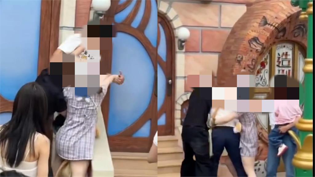 上海迪士尼「親子大亂鬥」!兔女暴走「開打女童」走光全被看…網:比動物還瘋