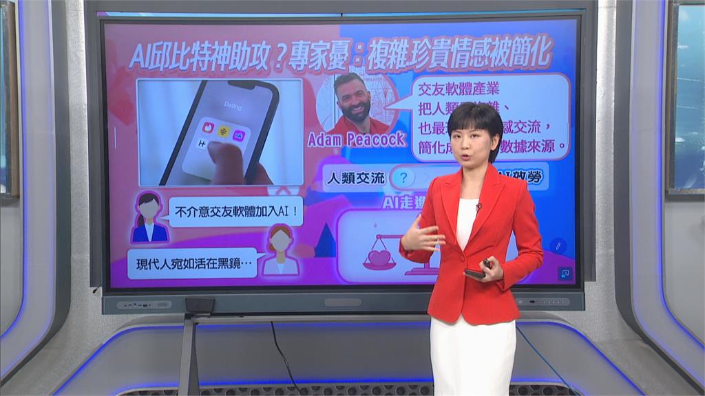AI變身邱比特？ 交友軟體導入「AI專員」暗藏隱憂