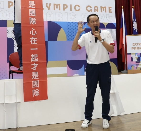 快新聞/帕運將開幕!愛爾麗總裁常如山現身為選手打氣