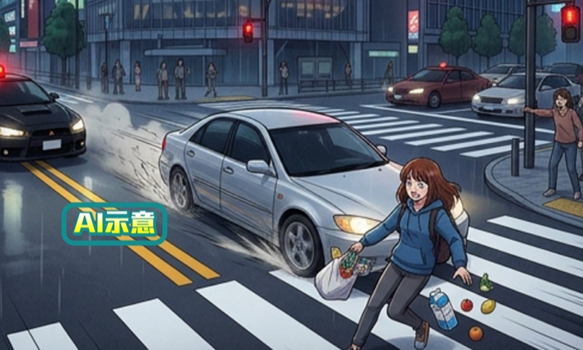 毒駕撞行人！　駕駛違規逆向闖燈開罰12萬吊扣駕照