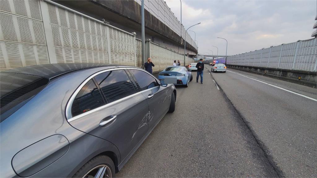 環東大道「最貴連環撞」 3名車總價值破3000萬