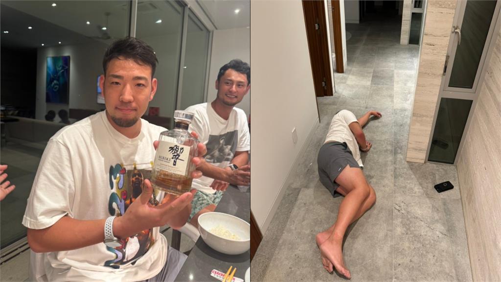 MLB／日籍球星醉倒畫面曝！達比修有PO「失態照」：幾乎都是他自己喝