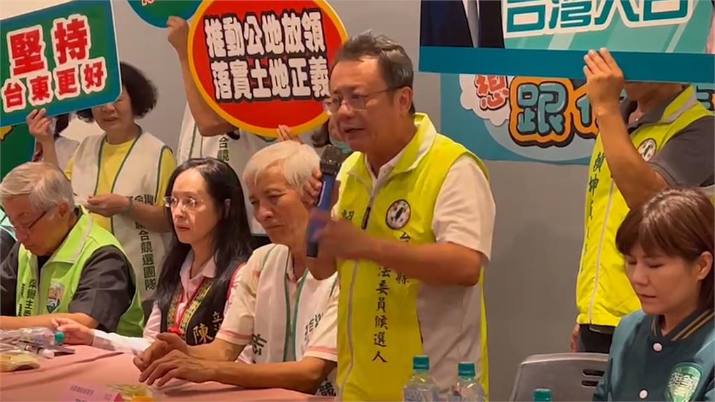 黨內分裂!賴坤成喊話劉櫂豪「團結」 台灣綠色立委聯盟站台助選