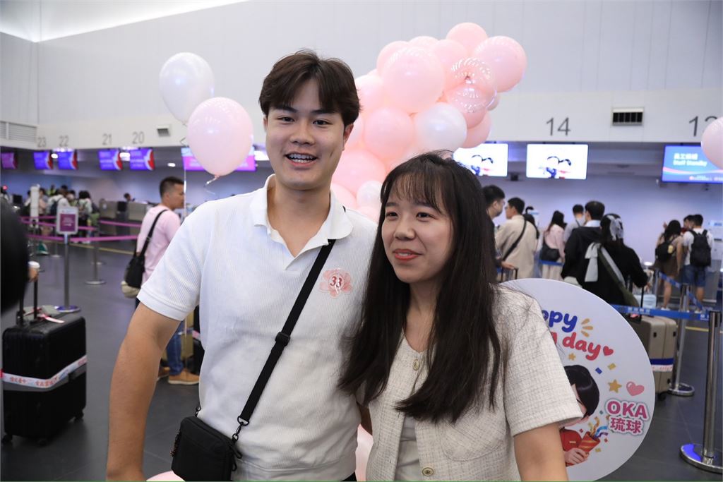 快新聞／全台首創！盧秀燕率66對新人「空中完婚」　沖繩旋風行程曝光
